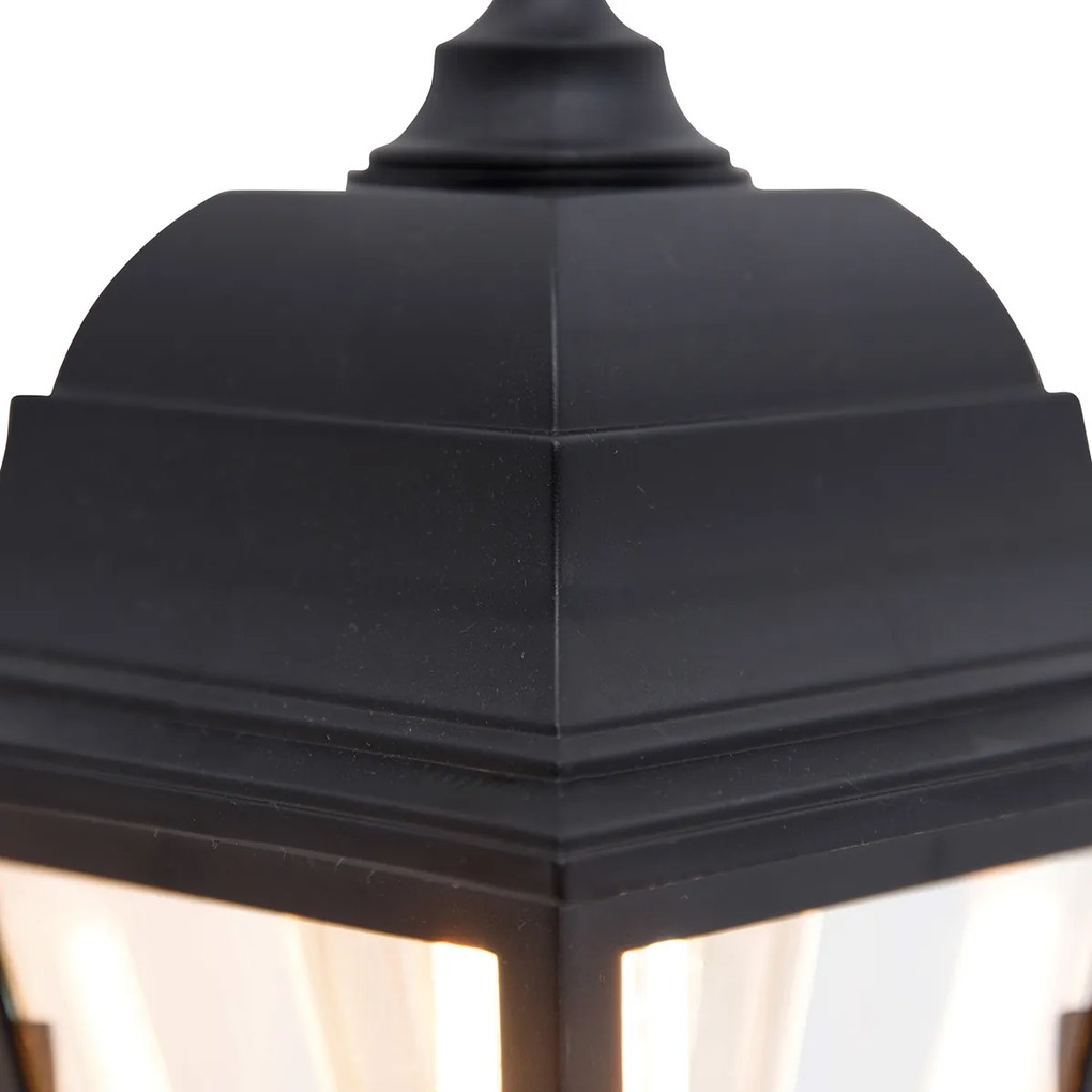 Lampada da parete smart per esterni nera IP44 incl. Wifi ST64 - Capital