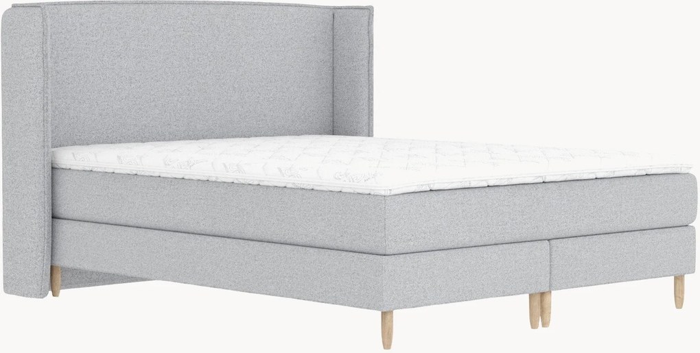 Letto boxspring fatto a mano Ardis, H4