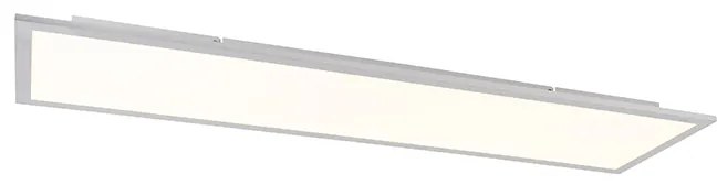 Plafoniera in acciaio da 120cm con telecomando a led - LIV