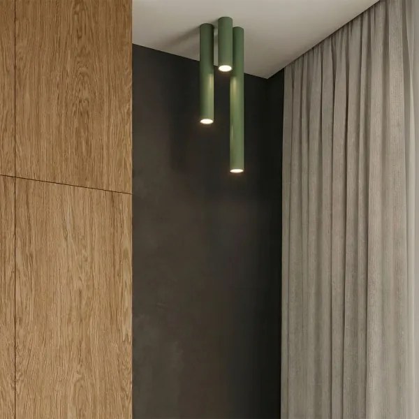 Sollux SL.2071 - Faretto LAGOS 1xGU10/10W/230V verde