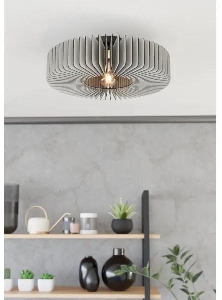 Eglo 900832 - Plafoniera PALOMBAIA 1xE27/40W/230V grigio