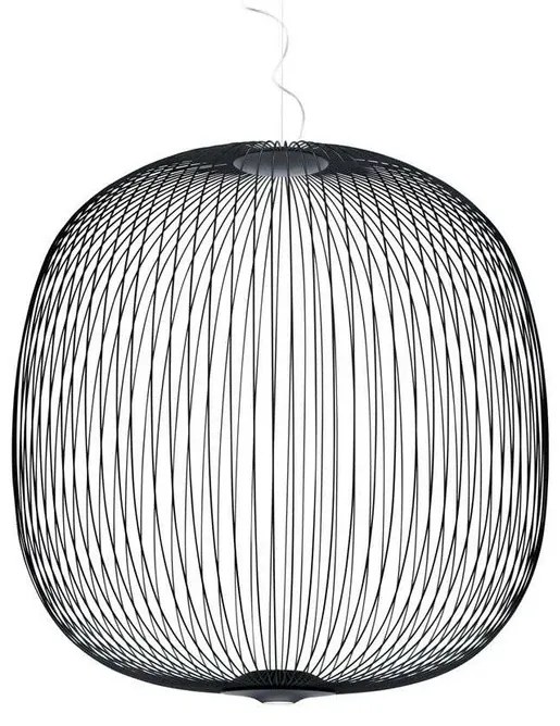 Spokes 2 Grande Lampada LED a Sospensione Dimmerabile 10m Grafite - Foscarini