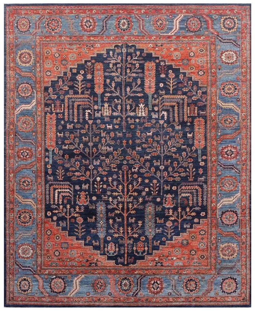 Kazak Tappeto 280 x 370 (Pakistan) Annodato A Mano