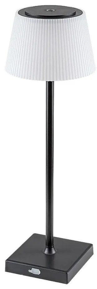 Rabalux 76010-LED Lampada da tavolo ricaricabile dimmerabile TAENA LED/4W/3,7V IP44 nero