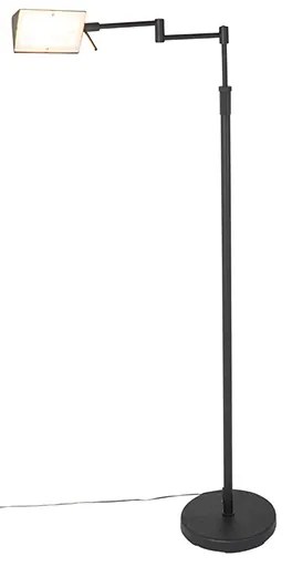 Lampada da terra di design nera con LED e dimmer touch - Notia