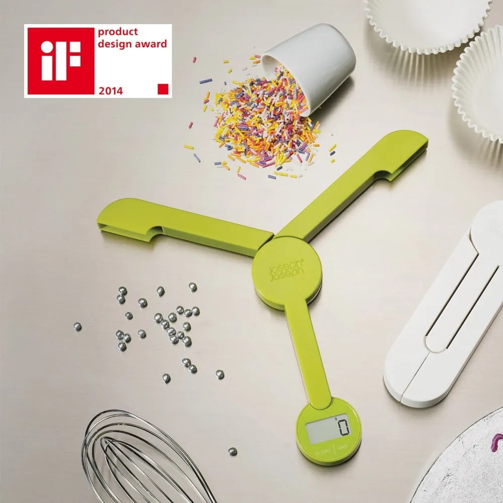 Bilancia da cucina digitale pieghevole TriScale White TriScale™ - Joseph Joseph