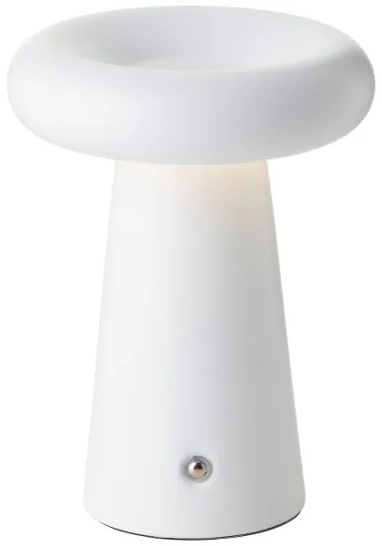 Brilliant - Lampada da tavolo touch dimmerabile MUFFIN LED/3W/5V USB IP44 bianca