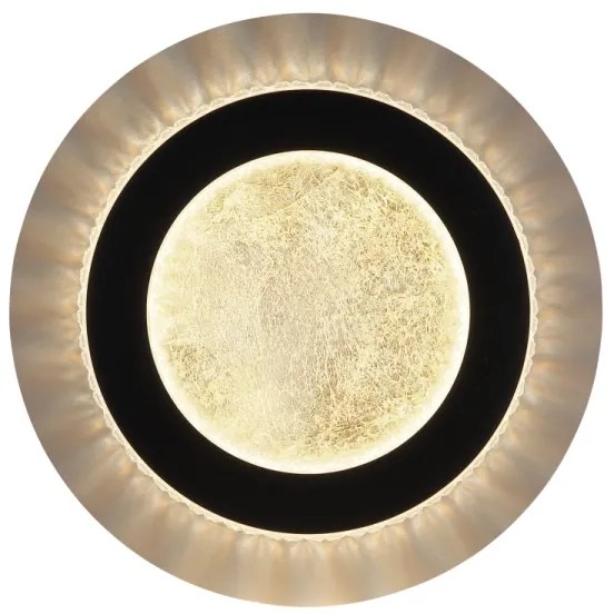 Globo 48042-12G - Plafoniera LED JAYDEN LED/12W/230V Ø 20 cm nero