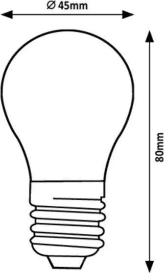Rabalux 79015 - Lampadina LED FILAMENT G45 E27/2W/230V 3000K