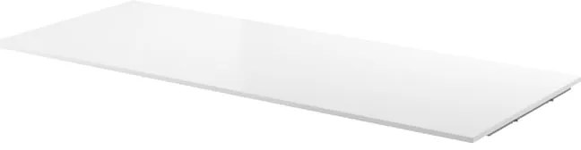 Top per lavabo  SENSEA L 120 x H 1 x P 49.5 cm bianco truciolare, lucido