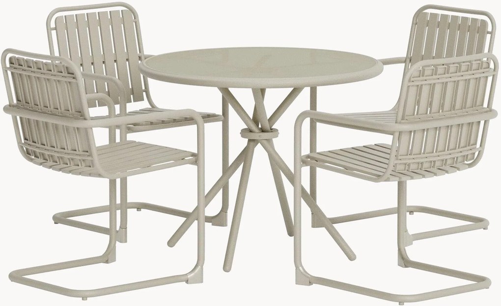 Set da pranzo da giardino Chios, set da 5