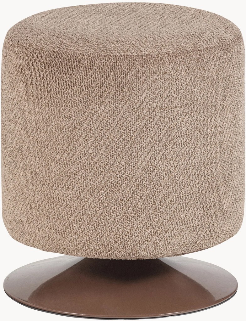 Pouf girevole in bouclé Islen
