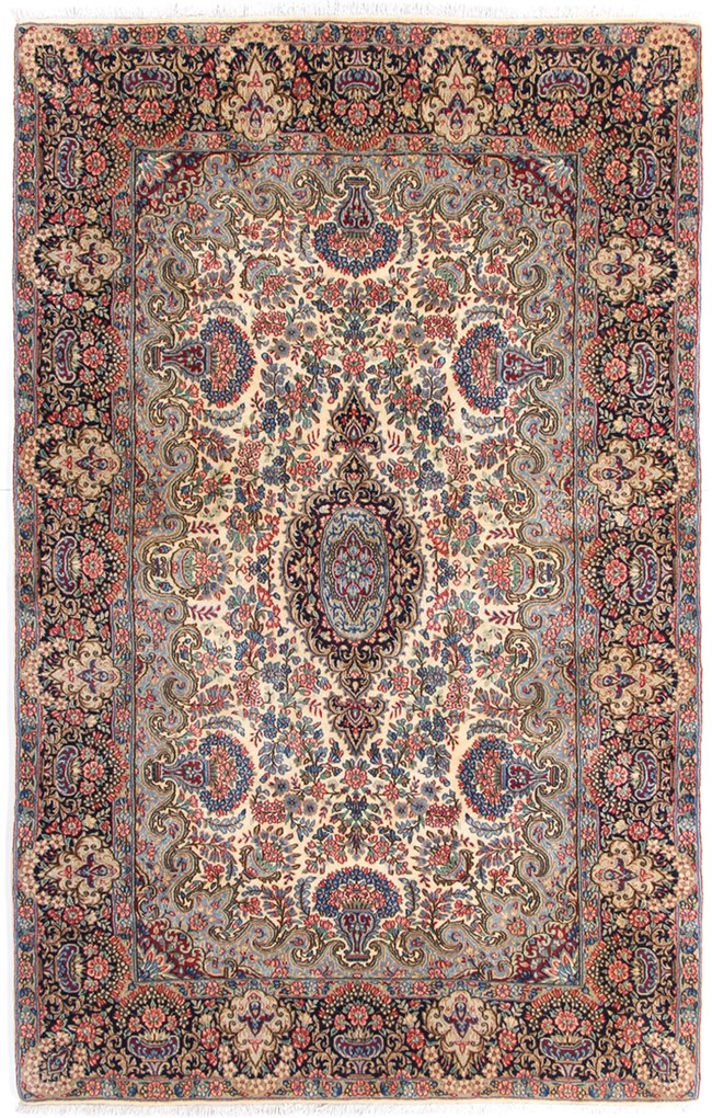 Kerman Tappeto persiano 150 x 240 (Iran) Annodato A Mano