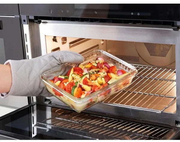 Tefal - Contenitore per alimenti 1,3 l MSEAL GLASS rosso/vetro