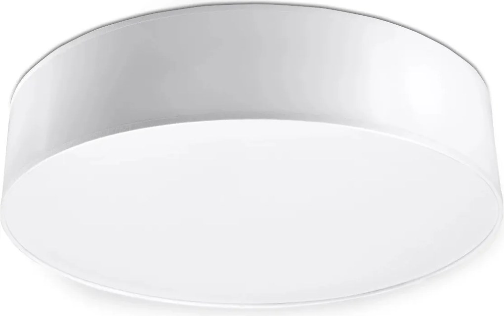Plafoniera Tonda in PVC da Soffitto 3xE27 ARENA 45 Bianca da interno