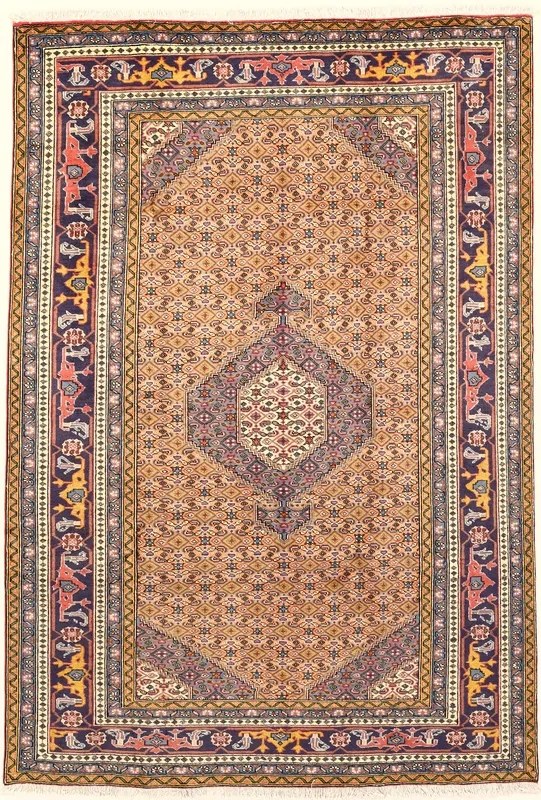 Ardebil Tappeto persiano 290x200 Marrone (Iran) Annodato A Mano