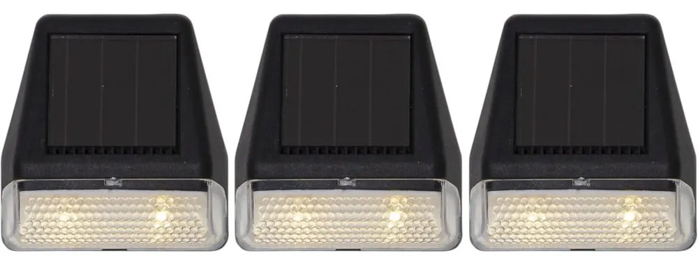 Set di 3 applique solari a LED Wally, altezza 7,5 cm Wall Mini - Star Trading
