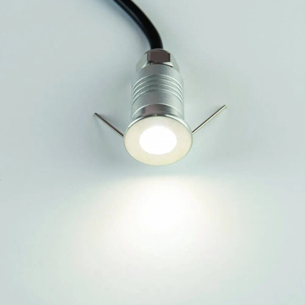 Faretto LED Mini 1W IP67 - PROFESSIONAL da incasso Colore  Bianco Caldo 2.700K