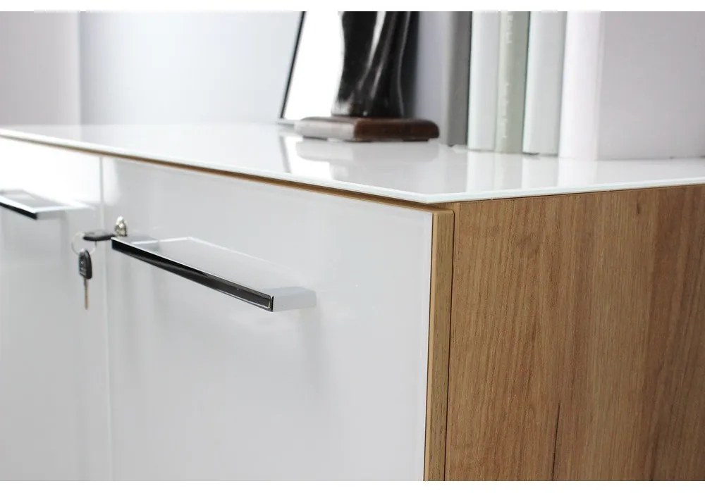 Armadio bianco naturale in rovere 80x120 cm Monteria - Germania