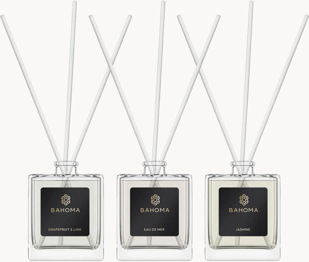 Diffusori in scatola Pearl (Eau de Mer, gelsomino, pompelmo, lime)