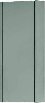 Pensile bagno Niwa cannettato laccato opaco verde timo, 1 anta reversibile P17 x L30 x H78.5 cm