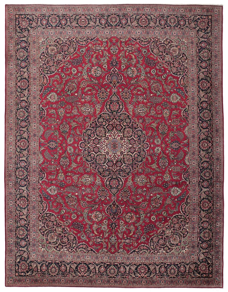 Kashan Tappeto persiano 320 x 410 (Iran) Annodato A Mano
