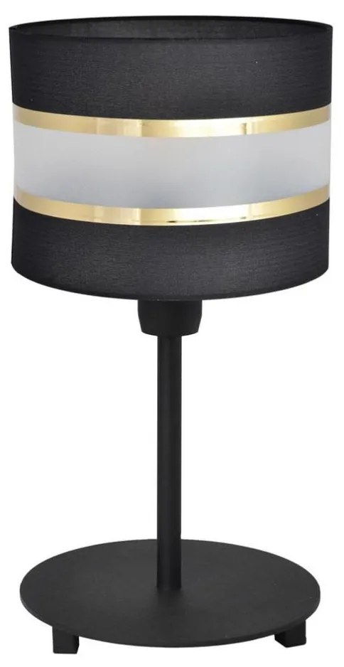Lampada da tavolo HELEN 1xE27/15W/230V nero/oro