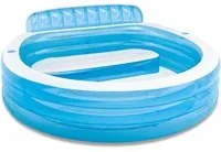 PISCINA GONFIABILE OVALE PER BAMBINI INTEX FAMILY LOUNGE 229X218X79 CM