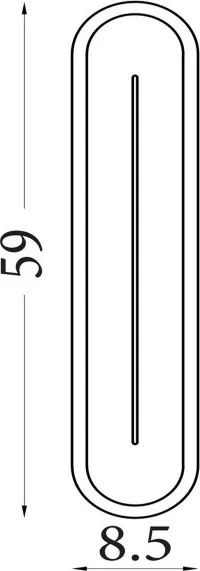 Searchlight 55911SB - Applique LED dimmerabile COUPER LED/25W/230V 3000K ottone