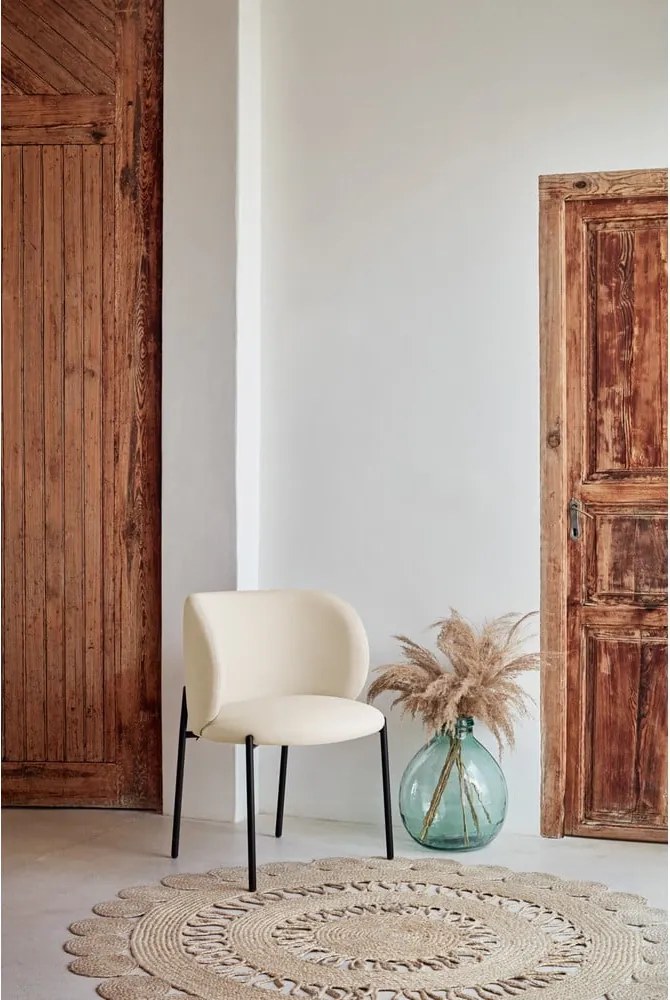 Set di sedie da pranzo bianca in imbottito 2 pz Mogi – Teulat