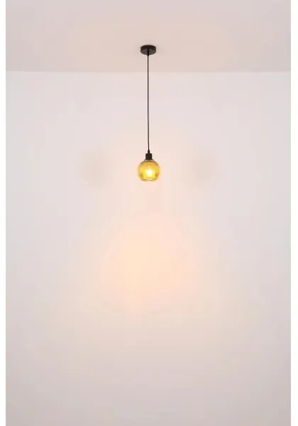 Globo 15638B - Lampadario a sospensione con filo ZUMBA 1xE27/25W/230V diametro 15 cm rame