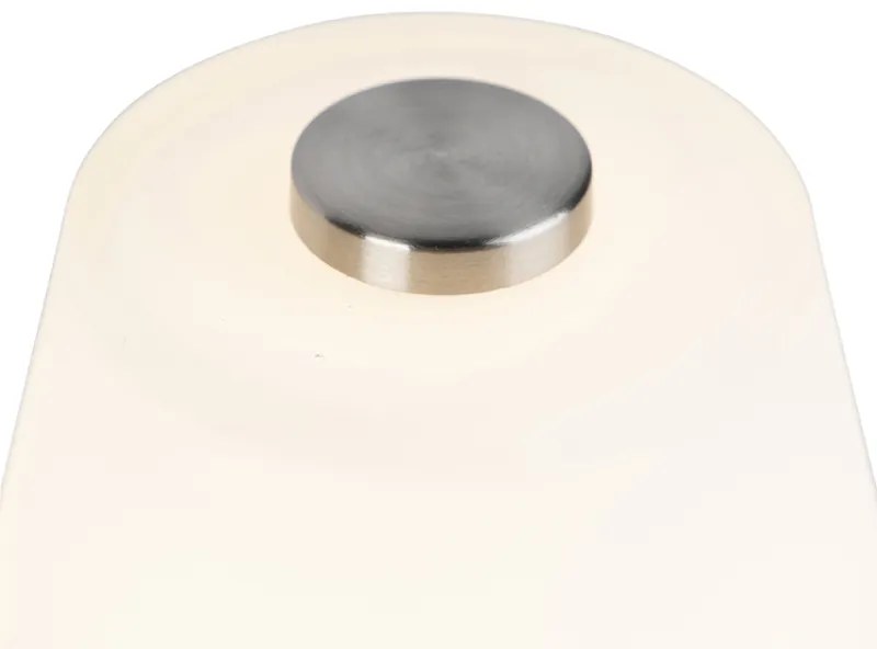 Lampada da tavolo di design in acciaio dimmerabile con LED - Regno
