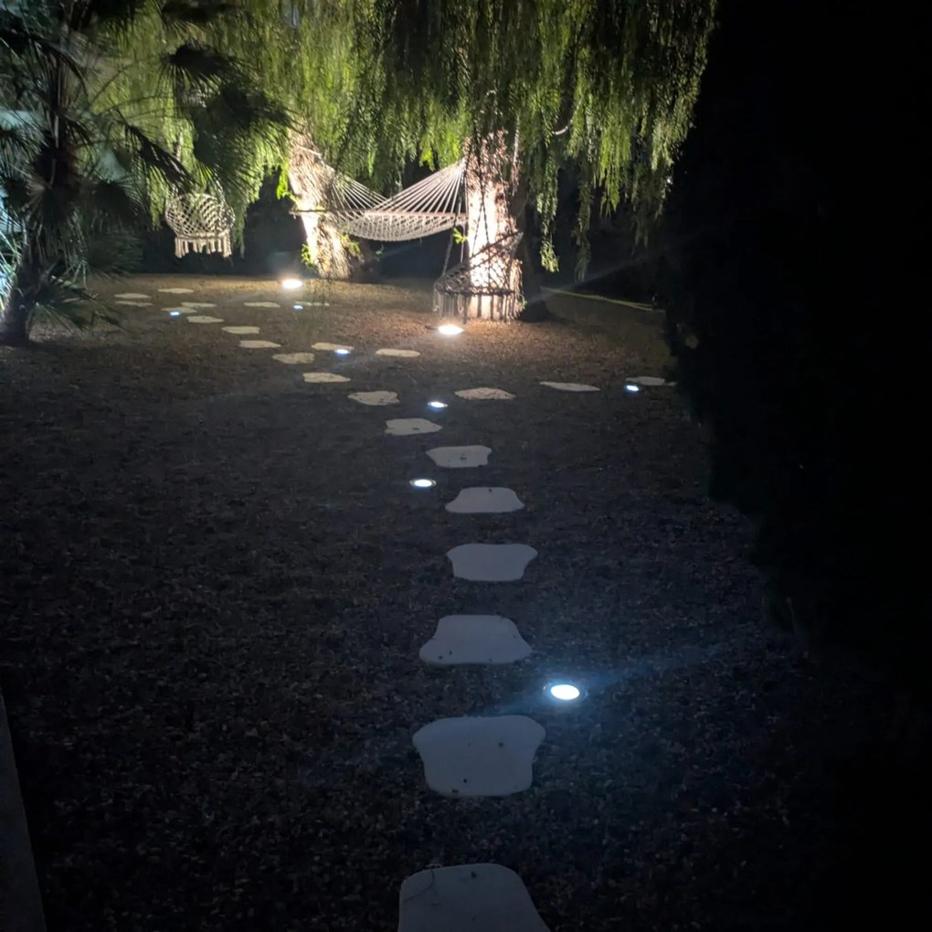 5 Pezzi - Segnapasso Solare da Incasso INTERRIOR