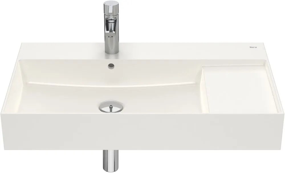 Roca Inspira lavabo 80x49 cm rettangolare a parete marrone/beige A32752B650