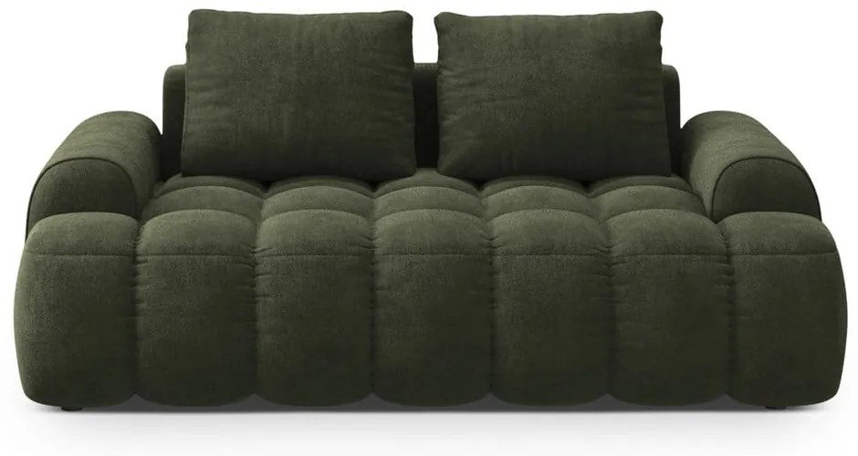 Divano verde con rivestimento in velluto 175 cm Linz – Cosmopolitan Design