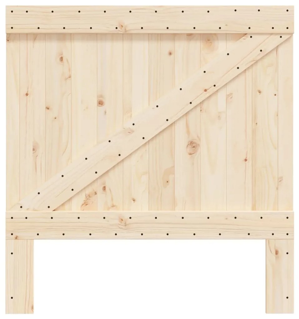 Testiera 100x104 cm in legno massello di pino