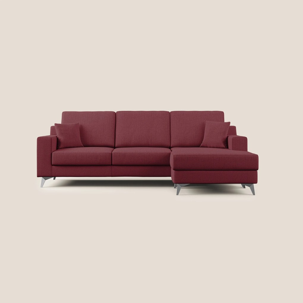 Michael Divano angolare REVERSIBILE in tessuto impermeabile T03 rosso