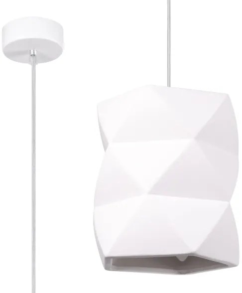 Sollux SL.1250 - Lampadario a sospensione con filo GOBI 1xE27/15W/230V ceramiche