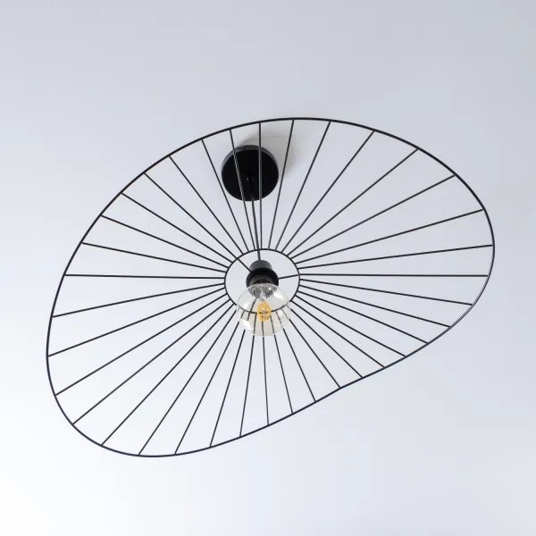 Brilagi - Lampadario LED sospeso su cavo CERIA WIRE 1xE27/40W/230V 60x80 cm nero