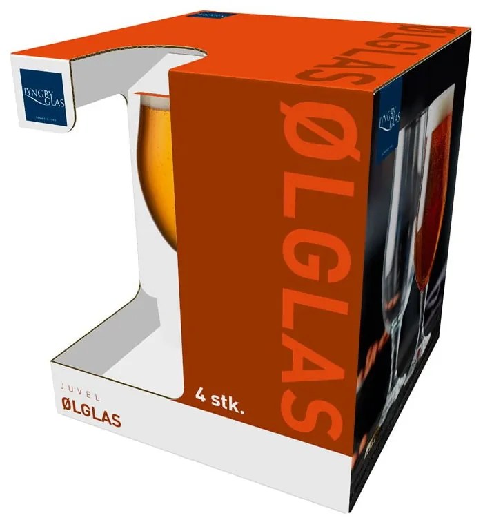 Bicchieri da birra in set da 4 490 ml Juvel - Lyngby Glas