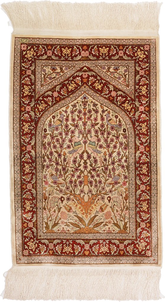 Hereke Tappeto orientale 60x90 (Tacchino) Annodato A Mano