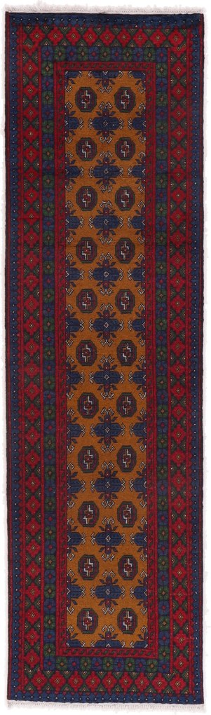 Afghan Tappeto orientale 280 x 80 (Afghanistan) Annodato A Mano