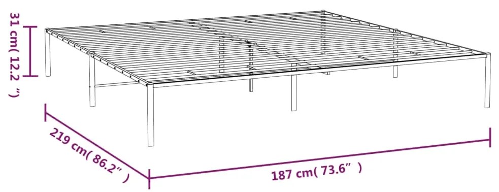 Giroletto Metallo Bianco 183x213 cm