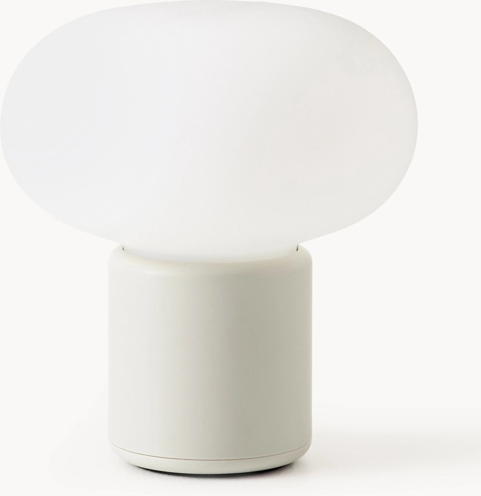 Lampada da tavolo piccola portatile Karl-Johan, luce regolabile