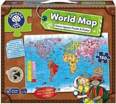 Puzzle Orchard World Map (FR)