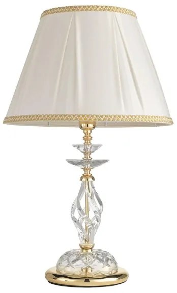 Lampada da tavolo 1306 in vetro soffiato lavorato a mano Oro 40x65 cm