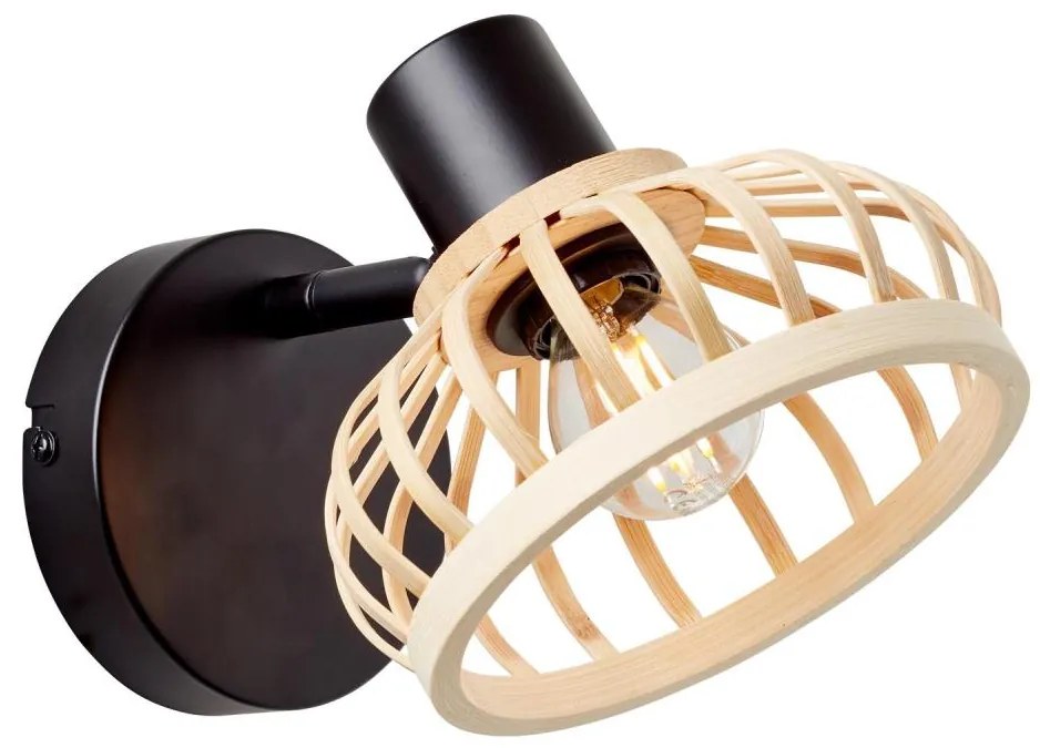 Brilliant - Lampada da parete NORAH 1xE14/28W/230V bambù