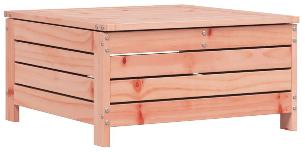 Poggiapiedi da giardino 62x63,5x32 cm legno massello di douglas