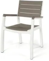 SEDIA DA GIARDINO HARMONY COLORE BIANCO/CAPPUCCINO, 59X60X86 CM - KETER