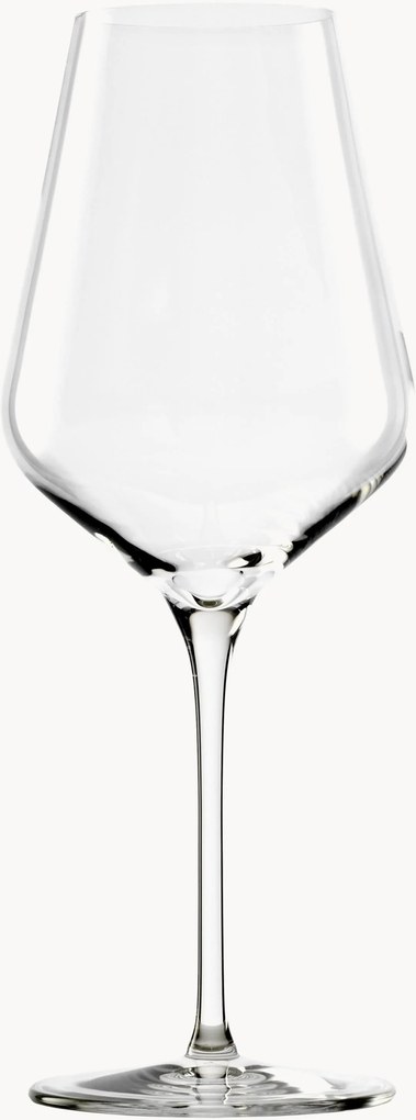 Set di 6 bicchieri da vino rosso in cristallo Quadrophil